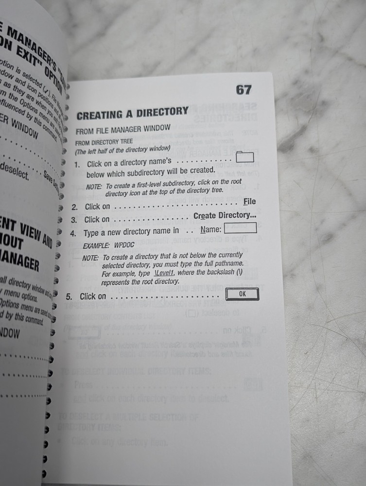 Microsoft Windows 3.1 IBM PC Quick Reference Guide DDC Spiral Flip Book