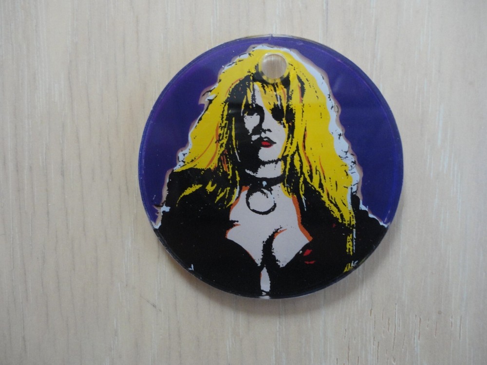 Barb Wire Pinball Machine Key Chain Pam Anderson Large Head Version