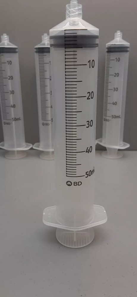 BD/50mL Luer Lock, Plastic (lot of 5)