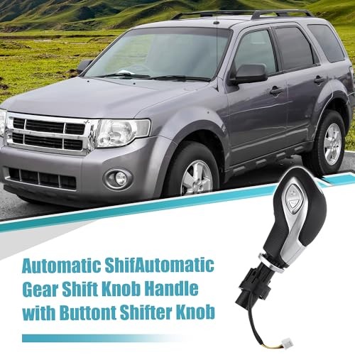 Automatic Gear Shift Knob Handle with Button for Ford Escape 2013-2016