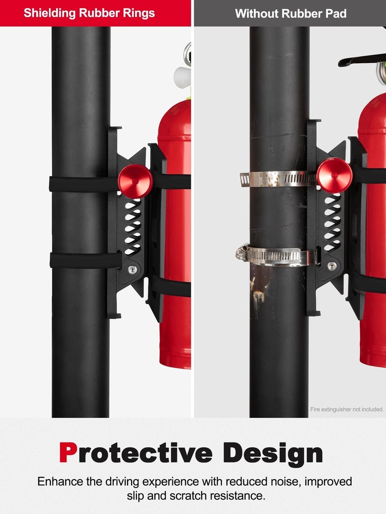 Adjustable Fire Extinguisher Mount, Easy Install on Roll Bar/ Cage Fire Extin...