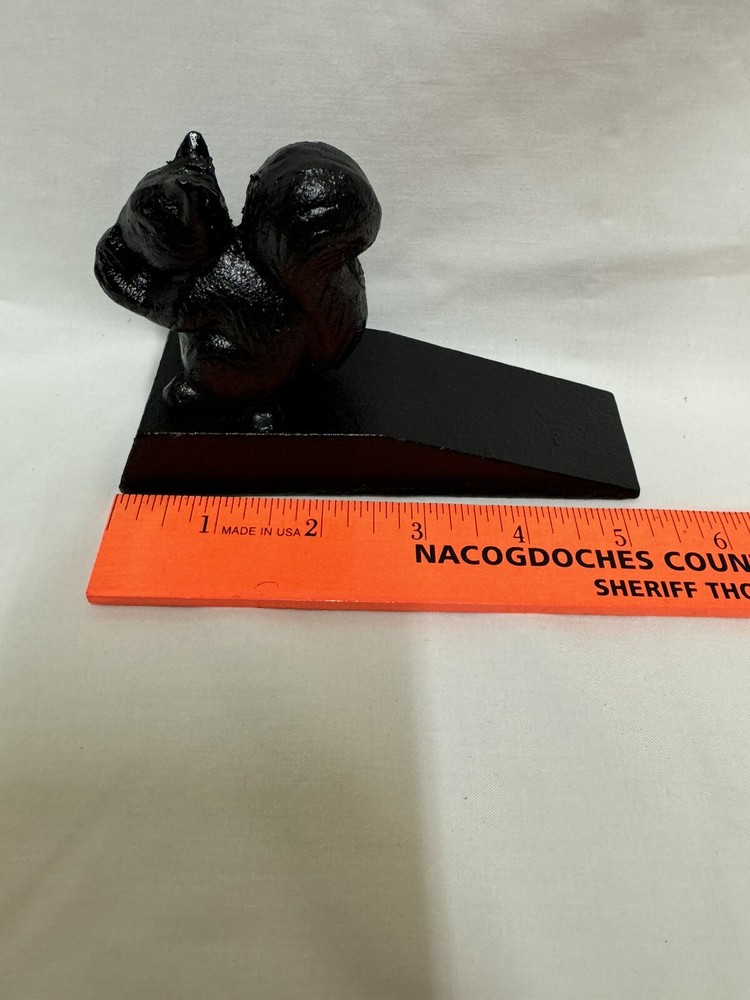 Cast Iron Squirrel Door Stop T-81