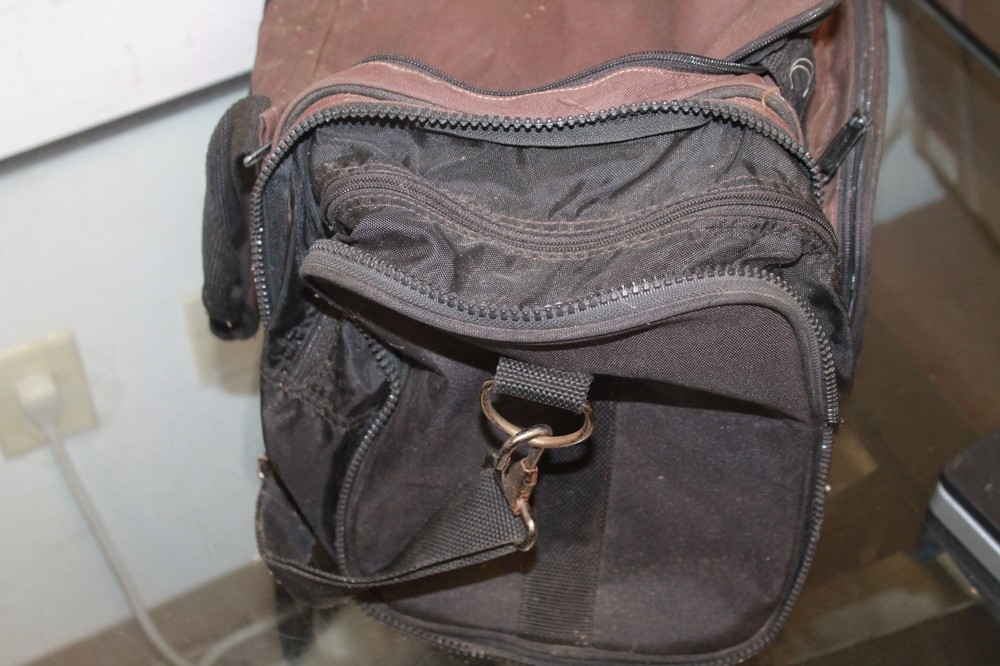 Ebonite Transport 2 Ball Bowling Bag Brown