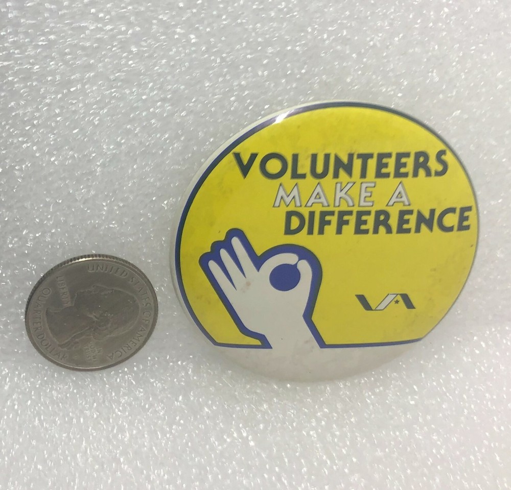 Volunteers Make A Difference Pin