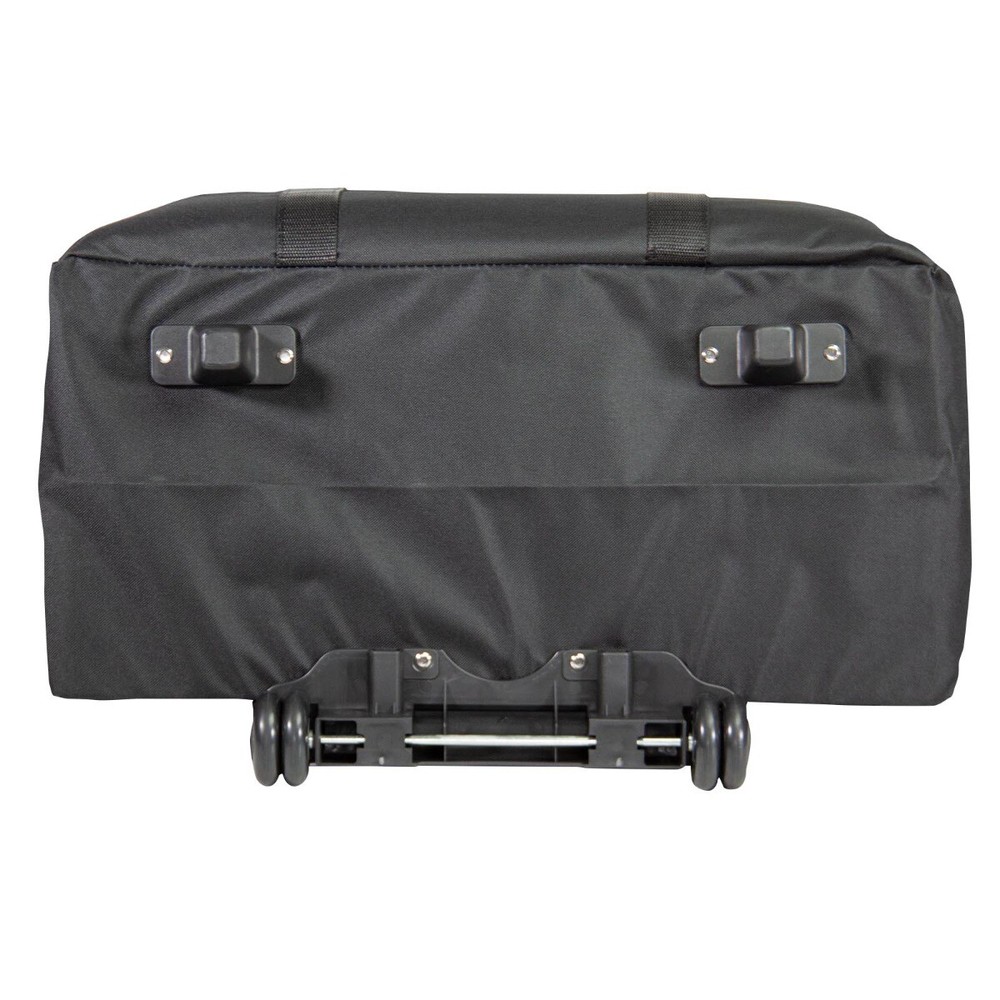 DJ Lighting Audio Equipment Multipurpose Accessory Utility Bag w Handle & Wheels