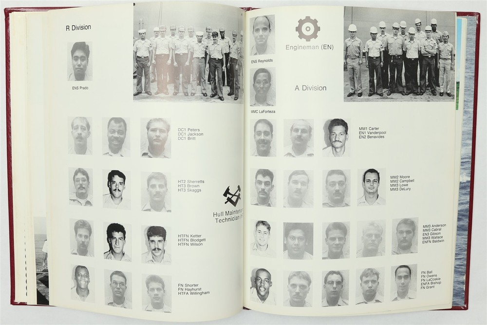 USS White Plains (AFS-4) 1987 1988 Deployment Cruise Book