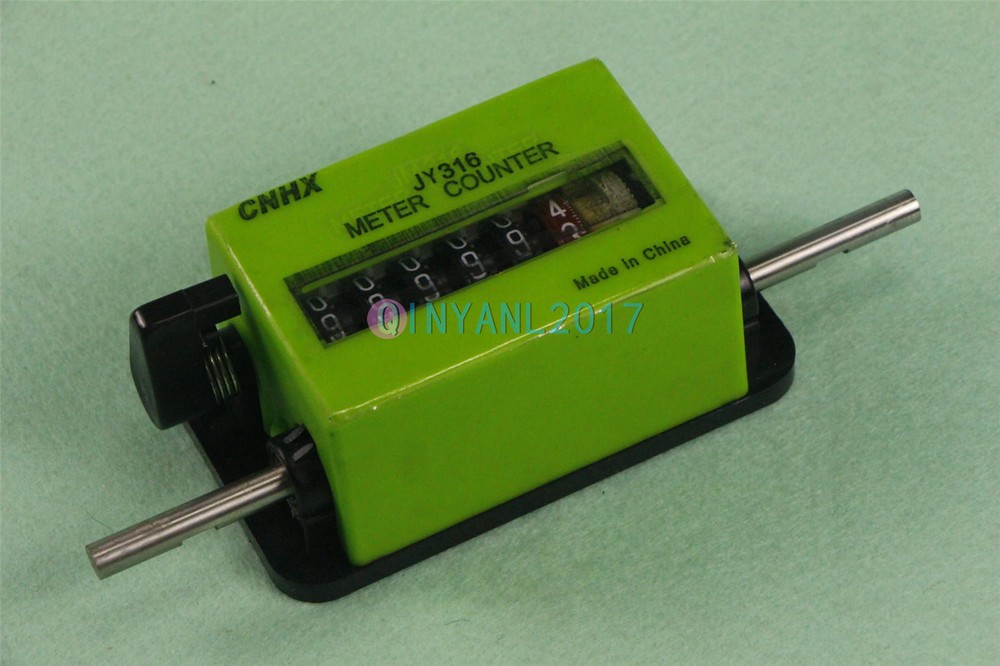 1PC JY316 6-Digit Mechanical Yard Counter Length Counter Rolling Wheel Decoder