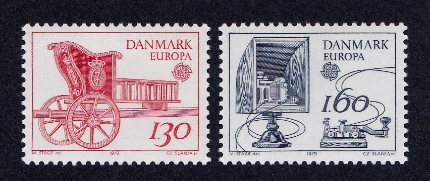 Denmark stamp #651 & 652, MH, complete set