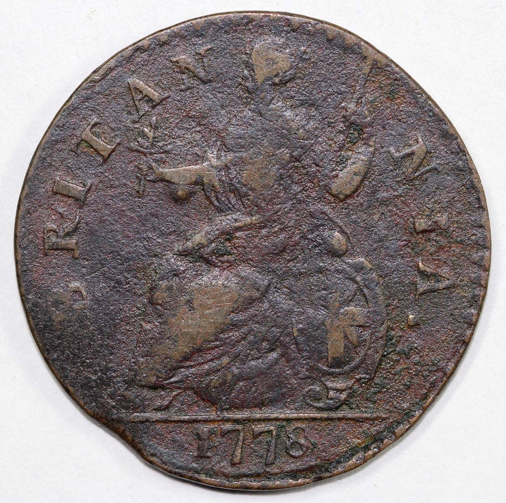1778 Machin's Mills Colonial Copper Coin