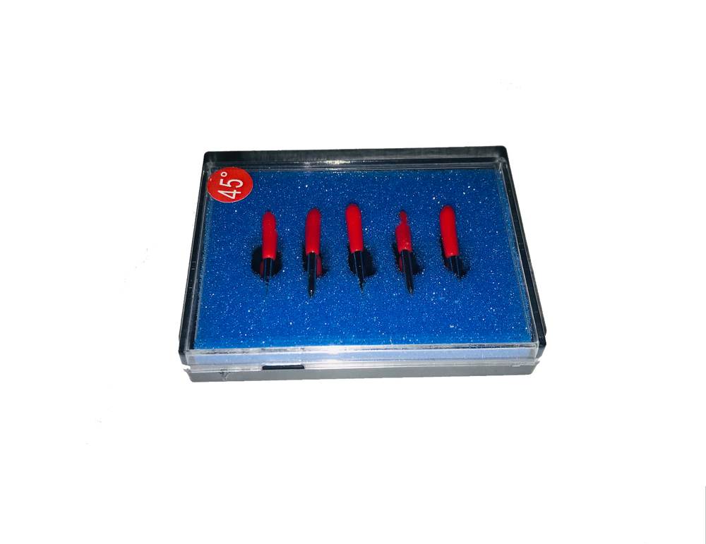 10pc Lot 45° degree Cutting Plotter Blade cemented carbide for Vinyl Cutter 10x