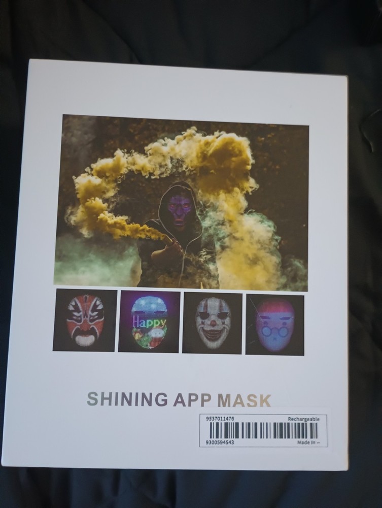 Shining App Mask New open Box
