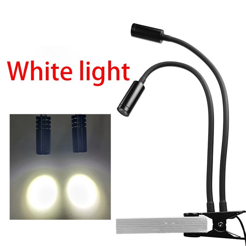 Gooseneck Lamp Microscope Universal Clamp Light Source Spotlight Led Spotlight