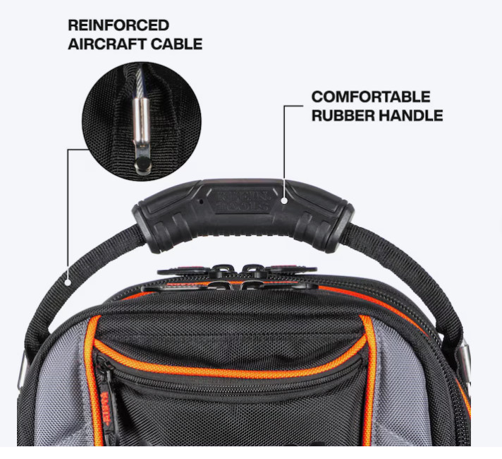 Klein Tools Tool Runner Tool Bag – 39 Pockets, Durable Storage