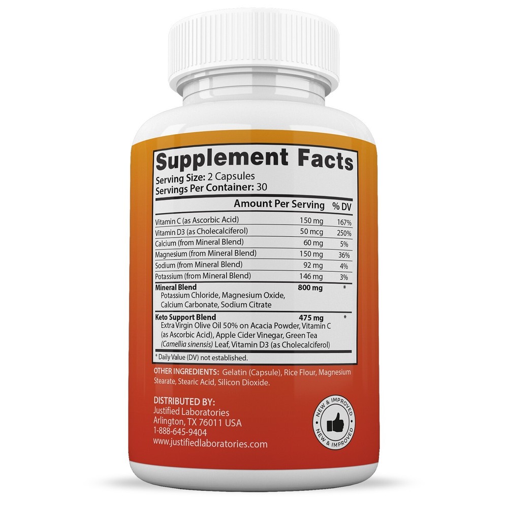 Keto GT ACV Pills 1275MG New Improved Formula 3 Pack