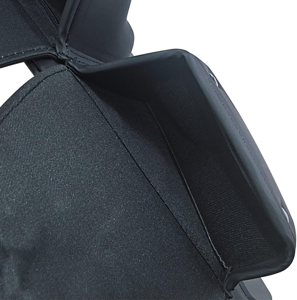 Windshield Bags Storage,Three-Pocket Batwing Fairing Pouch small, Black
