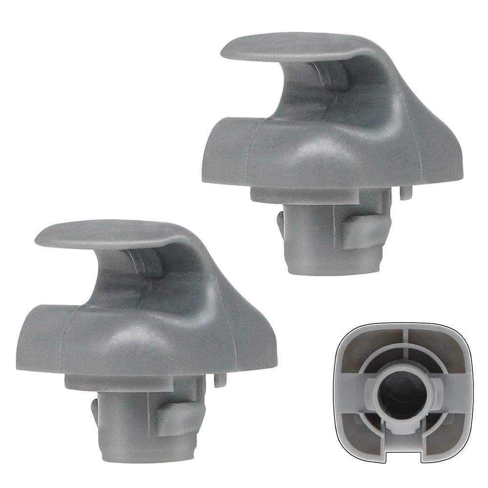 2 PCS Gray Interior Sun Visor Clips Sunvisor Clip Replacement Fit for Honda C...