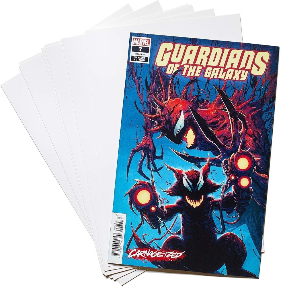 50-Piece Comic Book Protector Set - 7.25" x 10.5", Crystal-Clear Design