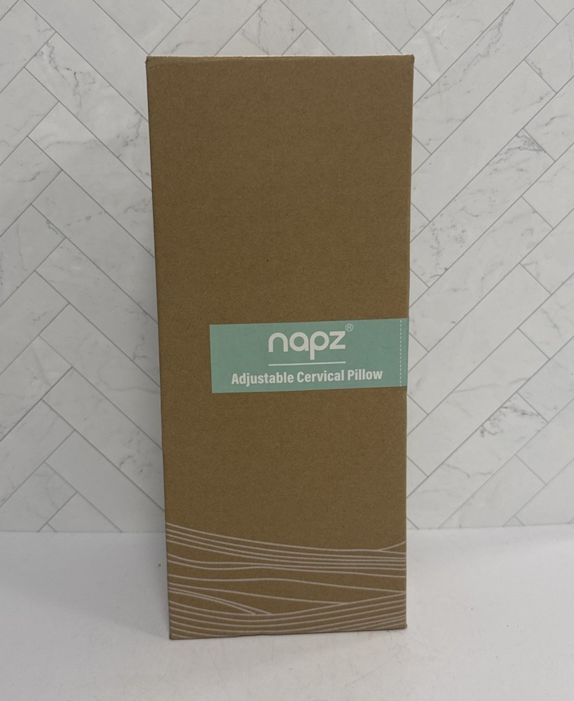 Napz CERVICAL MEMORY FOAM PILLOW Grey/Gray New in box