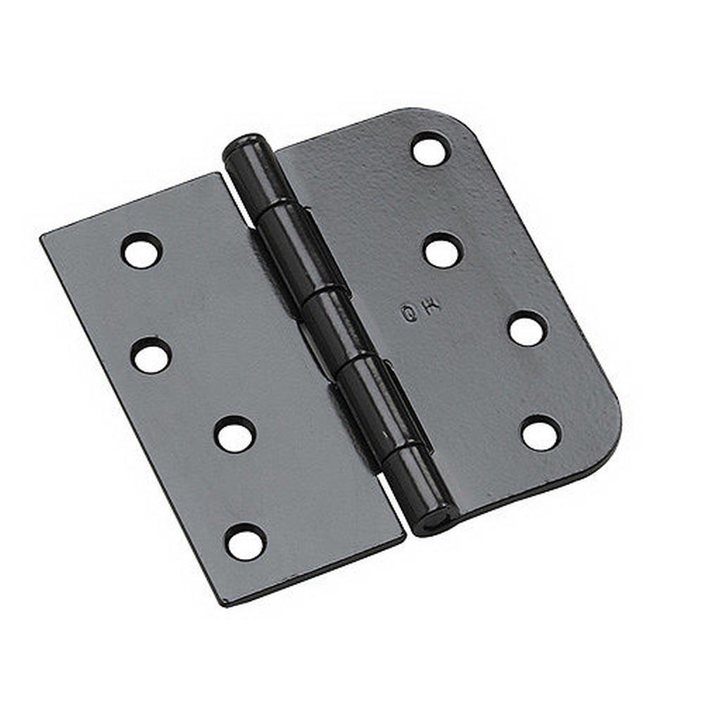 Onward Full Mortise Inset Black Hinge (3-Pack) - New