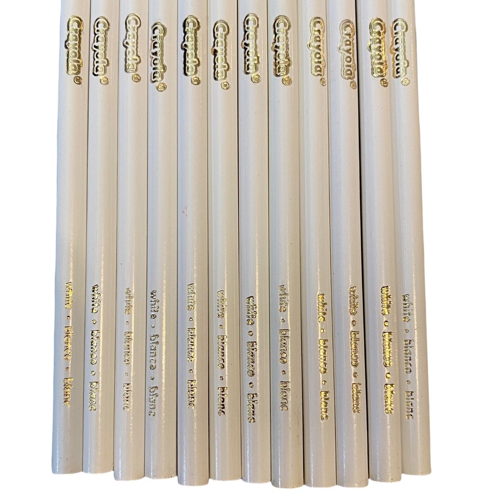 New Crayola Colored Pencils 12 Count White