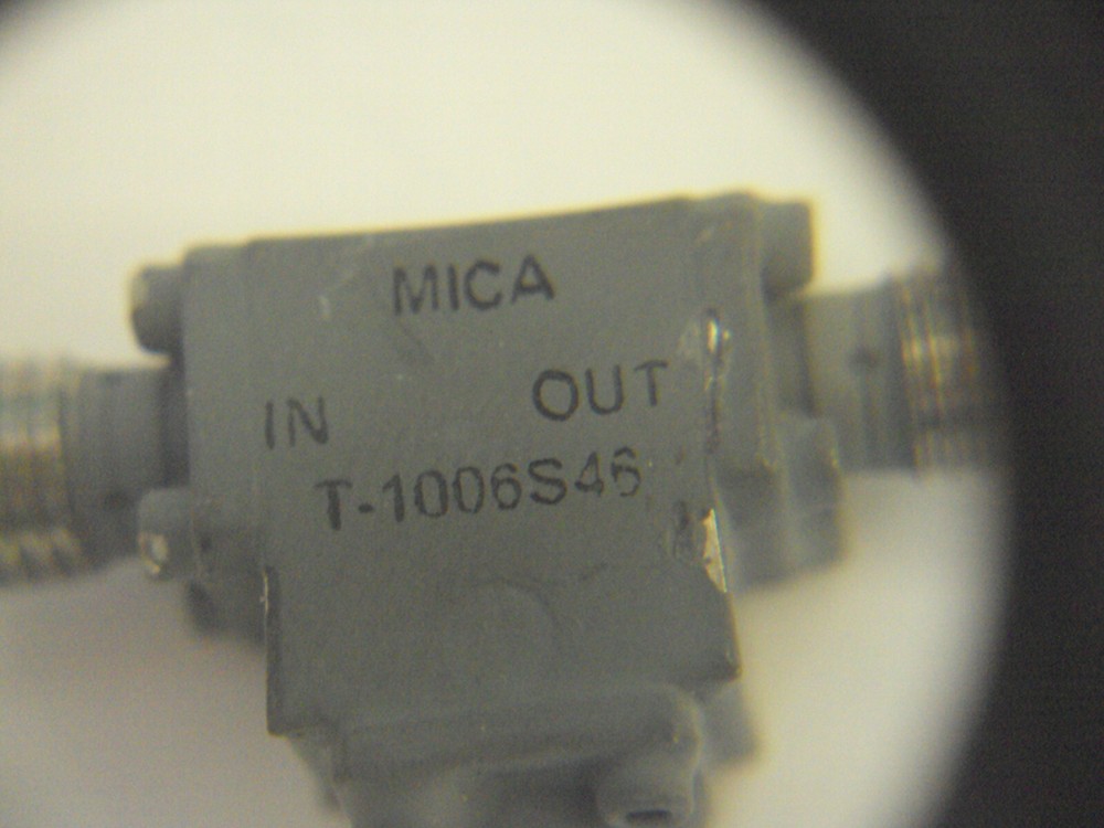 1PP RF Isolator Microwave MICA T-1006S46 SMA