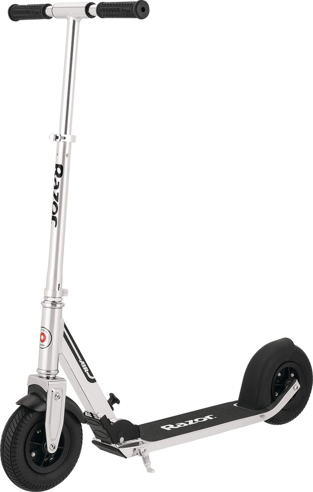 Razor A5 Air Silver Kick Scooter Foldable Aluminum Frame For Urban Commuting