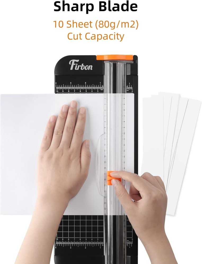 A4 Paper Cutter Replacement Blades 5 Pack Efficient Cutting Spring Loaded Safety