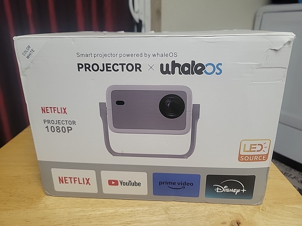 Smart Projector Powered By Whaleos Netflix Projector 1080p
