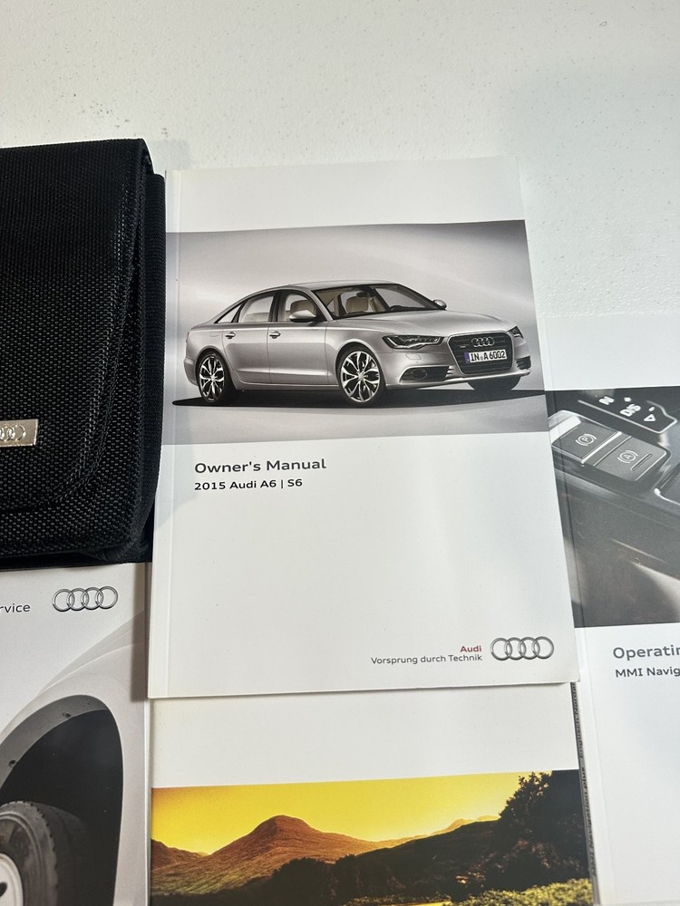 Audi A6 S6 2015 Owners Manual Set