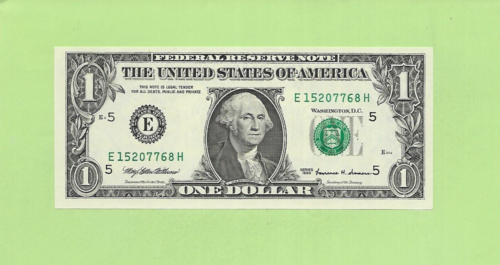 1999 ..UNCIRC $1  E 1520 7768 H .... 1999 $1  E-H      NICE NOTE        FRN