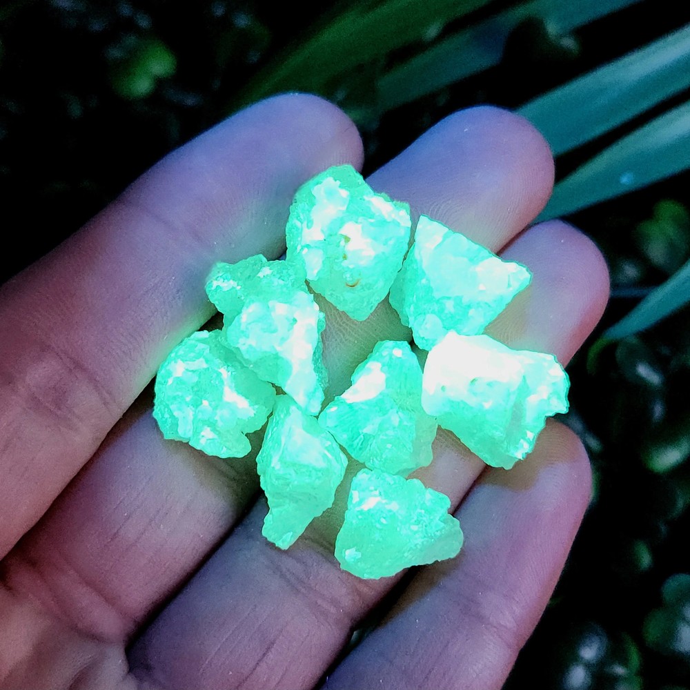 Blue Zincite Crystal