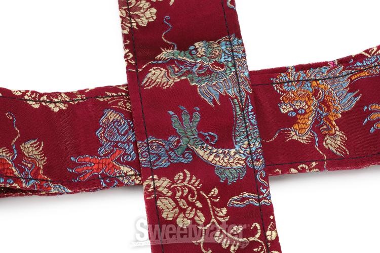 Fender Satin Dragon Strap - Wine
