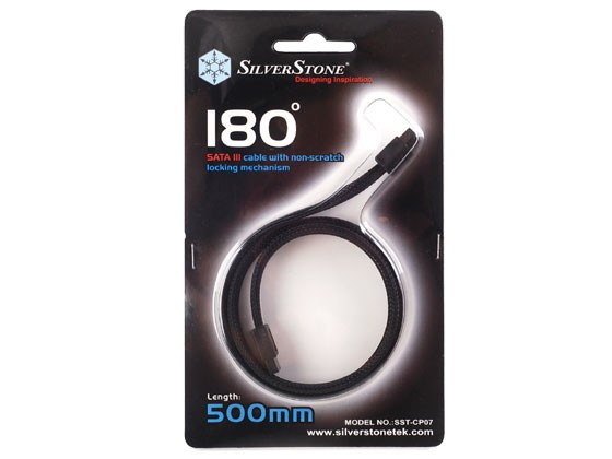 Silverstone CP07 SATA cable 0.5 m Black