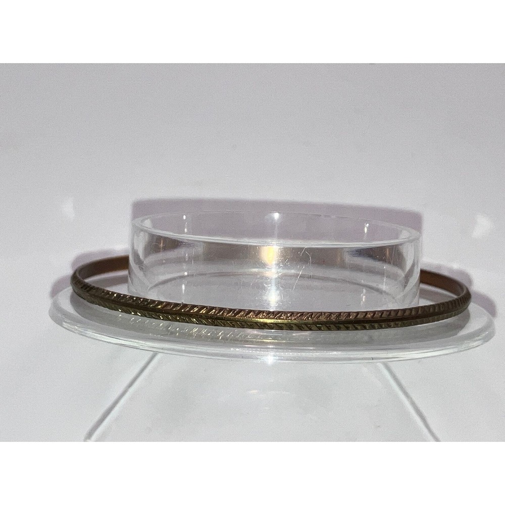 Arrow Design Textured Copper 2.75" Bangle Bracelets!