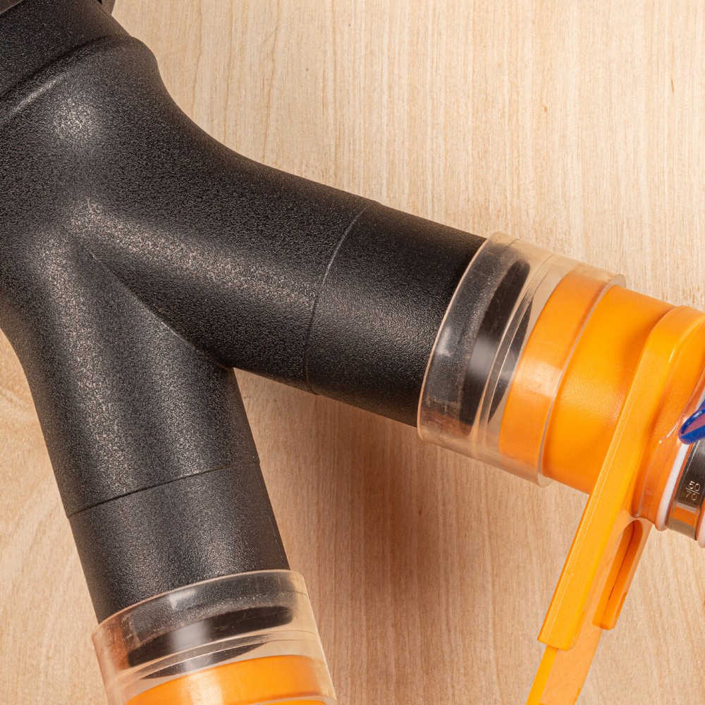 POWERTEC 2-1/2" Pipe Coupling, Clear (70234)