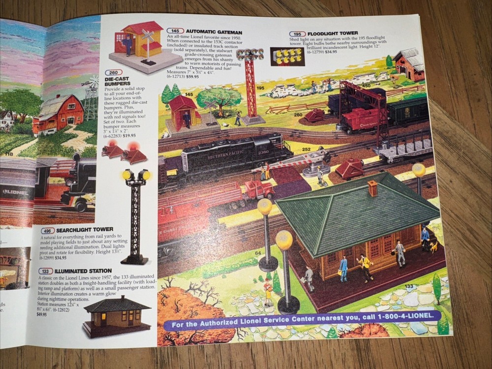Lionel Trains Accessories 1996 Catalog