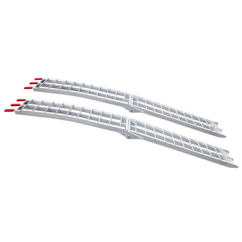 2PCS 12"x89" Aluminum Loading Trailer Ramps For Motorcycle ATV/UTV Truck 1500LBS