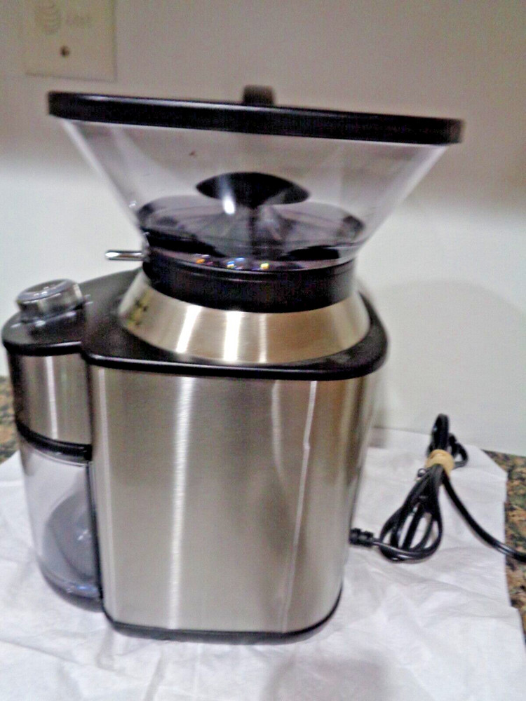 Famiworths Coffee Grinder 19 Grind Setting, Adjustable Burr Mill for 2-12 Cups