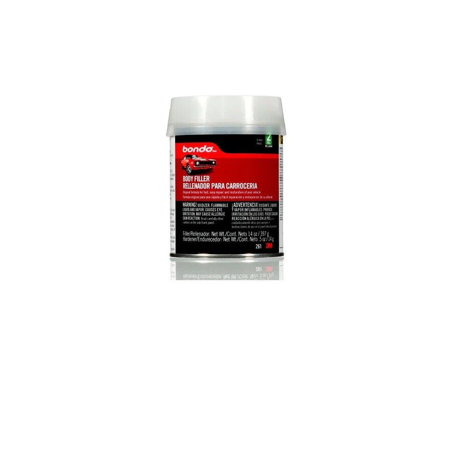Bondo Body Filler, 00261, 1 pint