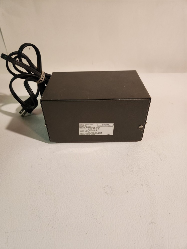 UNIDEN DC POWER SUPPLY MODEL UST-750 FOR ACTUATOR 120V Untested
