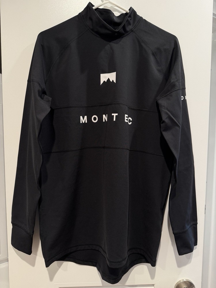 Montec Alpha Base Layer Skiing Top & Pants Men’s Black Size XS