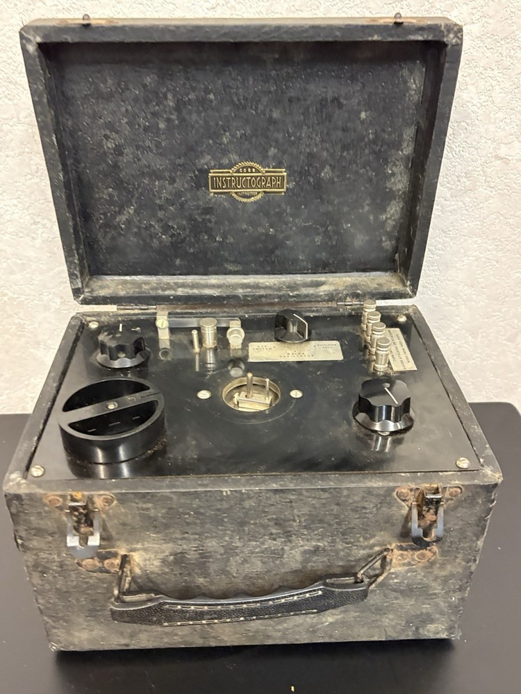 Instructograph Electronic Training Unit Signal Generator Morse Code Tester AS IS