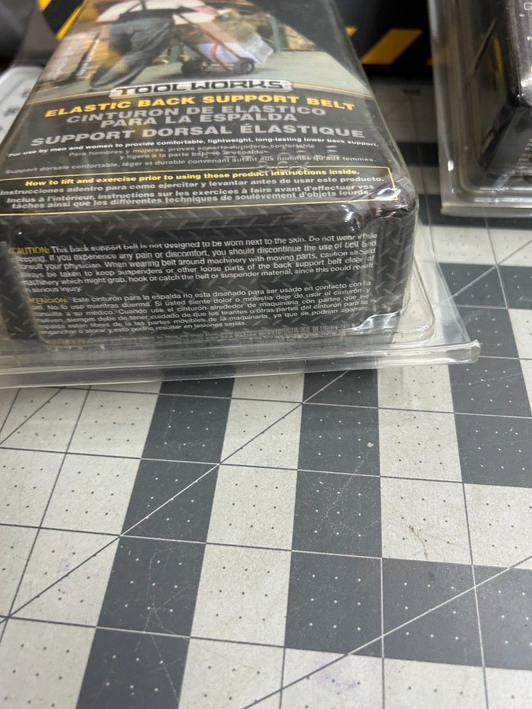 NOS 2-pack lot CLC Tool Works Elastic Back Support Belt Gear Size Medium