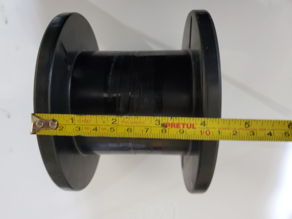 4 NEW EMPTY Plastic Wire Spool 4-1/4" height x 6" diameter crafts cable wire