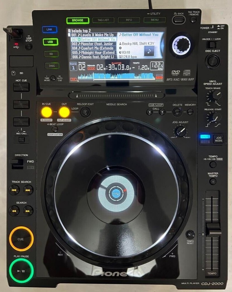 Pioneer CDJ-2000Pro DJ Multi Player Digital Turntable