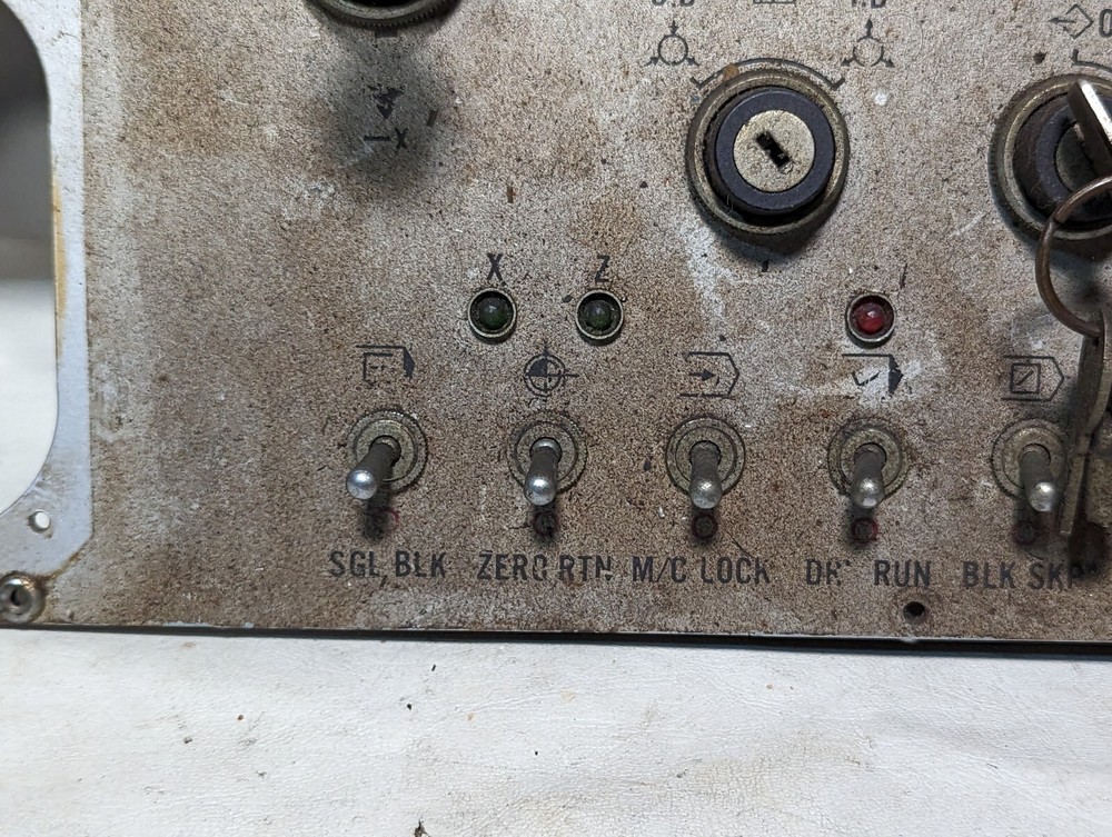 Large dirty control board probably best for a prop or decoration