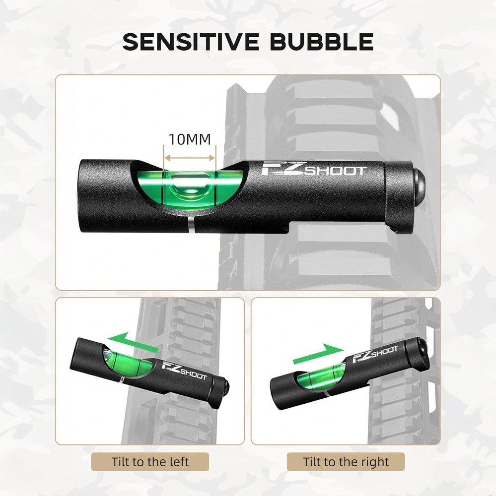 High Precision Scope Bubble Level & Universal Magnetic Scope Leveling Tool Combo