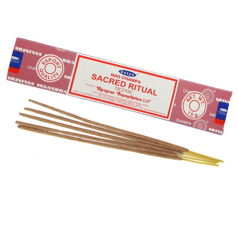 Sacred Ritual Incense Sticks (15 g) by Satya - One Box