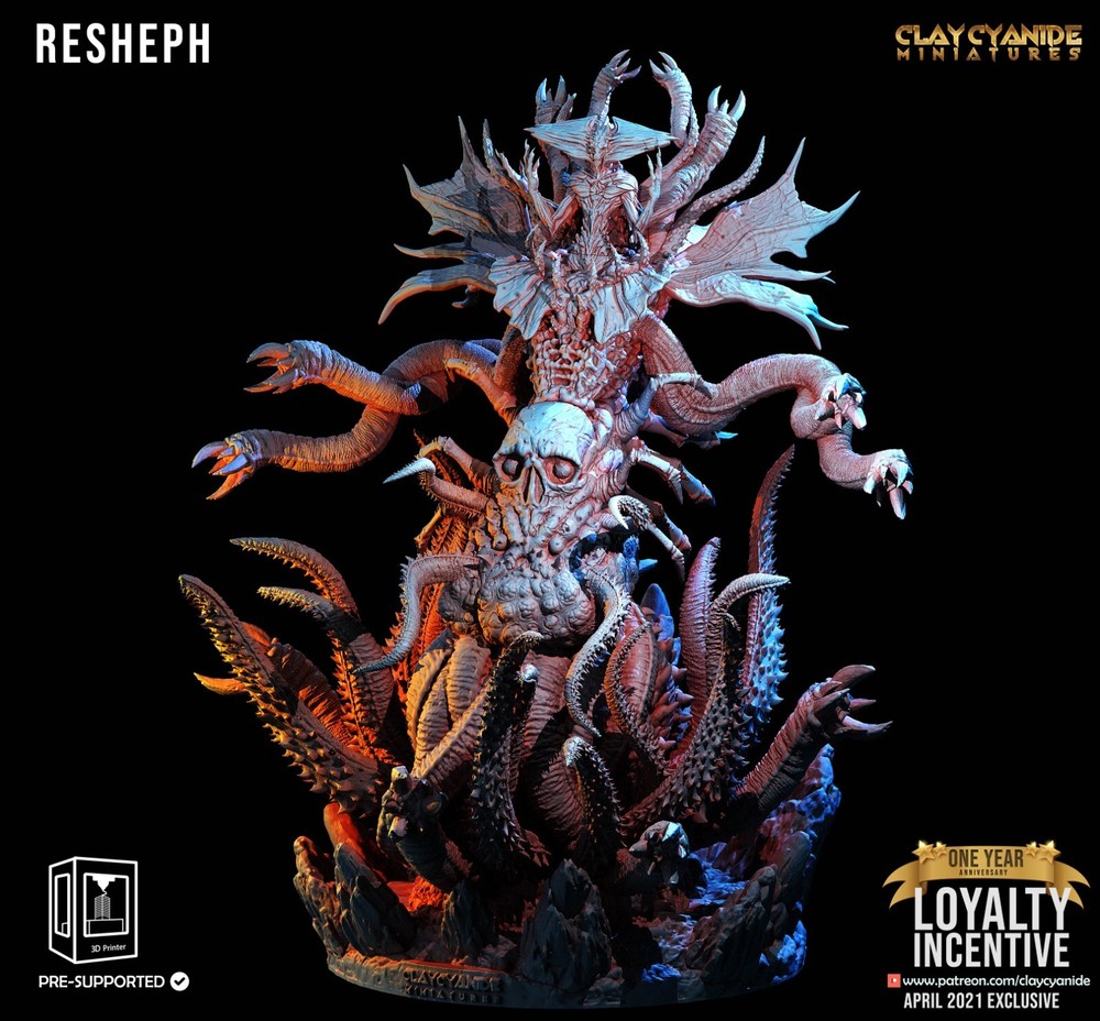 Reseph by Clay Cyanide | D&D | DnD | Pathfinder | Print on Demand