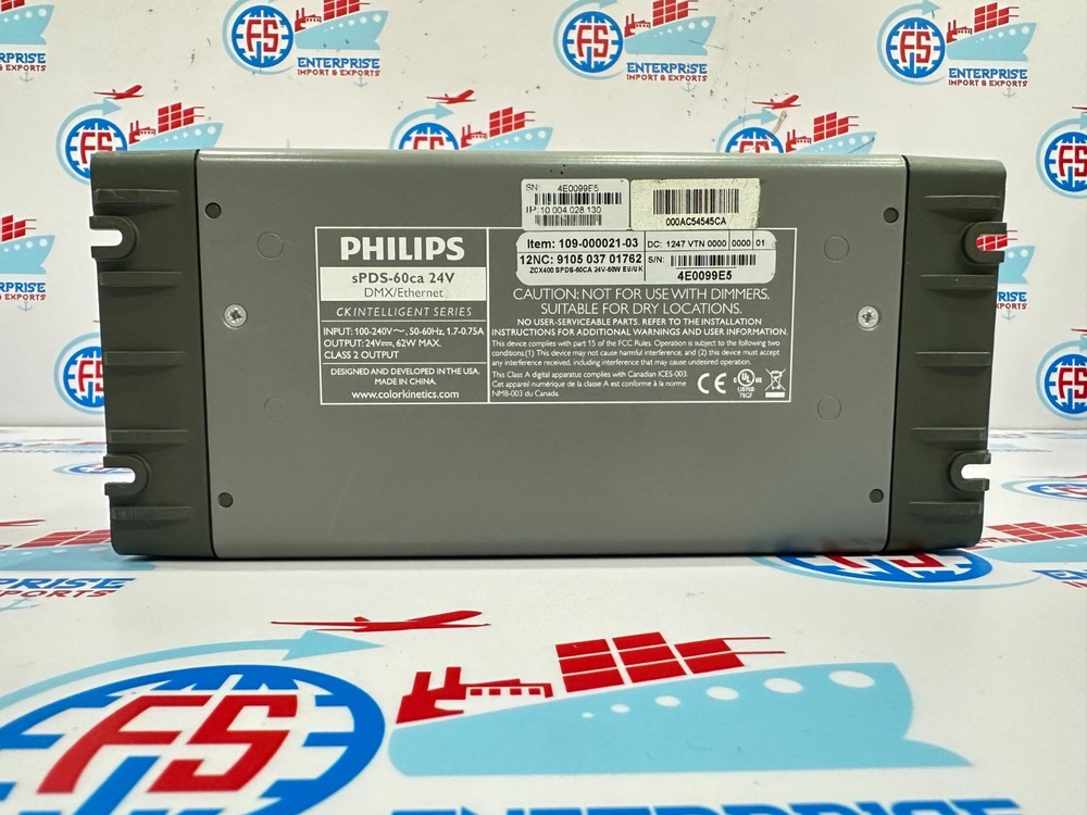 Philips sPDS-60ca 24V Power/Data Dmx/ethernet Power Supply